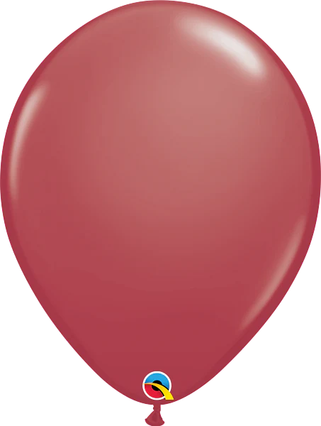 Qualatex Cranberry 16″ Latex Balloons (50/Pk)