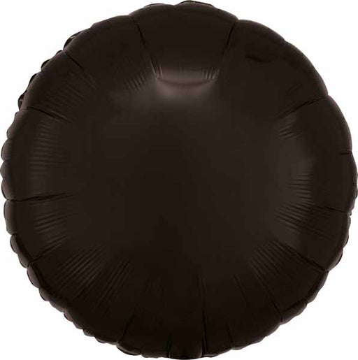 18-Inch Black Round Foil Balloon