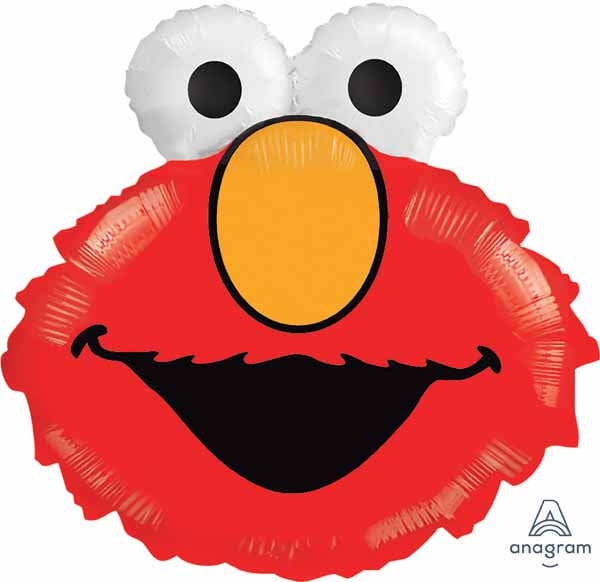Elmo Head 20-Inch Shaped Foil Balloon