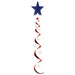 48-Inch Jumbo Star Whirls in Red, White & Blue