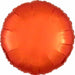 18 Inch Round Orange Foil Balloon