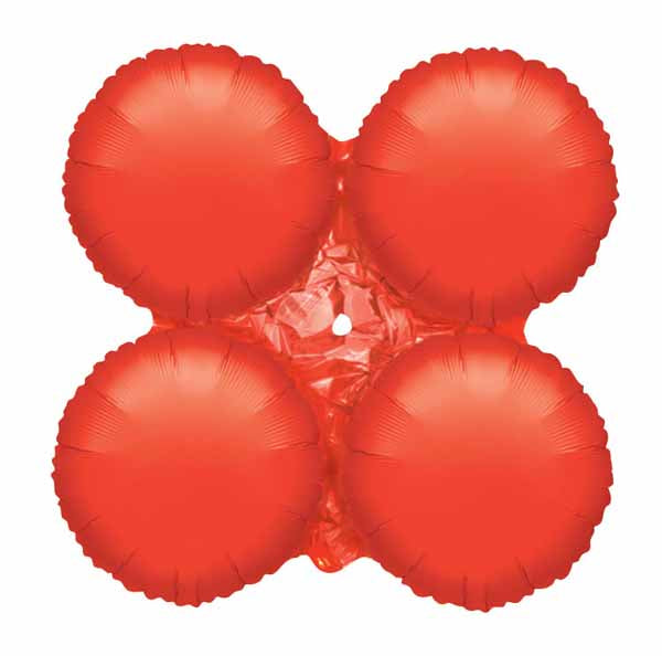 Large Metallic Red MagicArch Foil Balloon Module