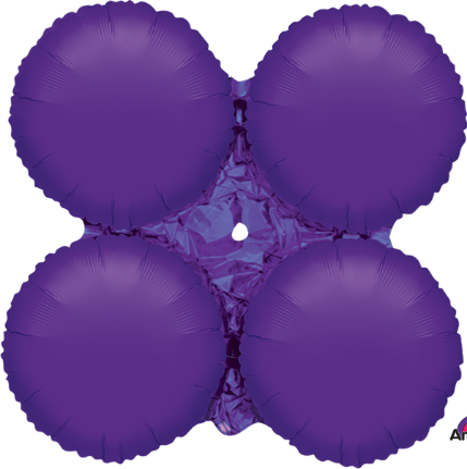 16-Inch MagicArch Small Metallic Purple Foil Balloon