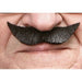 Black Costume Moustache, 8 x 2.5 cm