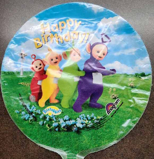 Teletubbies Happy Birthday 9-Inch Round Air-Filled Balloon