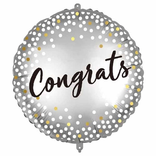 Congrats Spots 18-Inch Foil Balloon