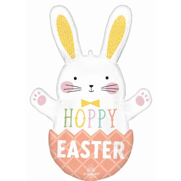 Hoppy Easter Bunny 32" Shaped Foil Balloon