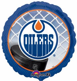 Edmonton Oilers 18 Inch Round Foil Balloon