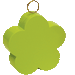 Lime Green Flower Balloon Weight, 80 g