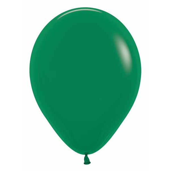 Sempertex Forest Green 5-Inch Latex Balloons, 50 Pack