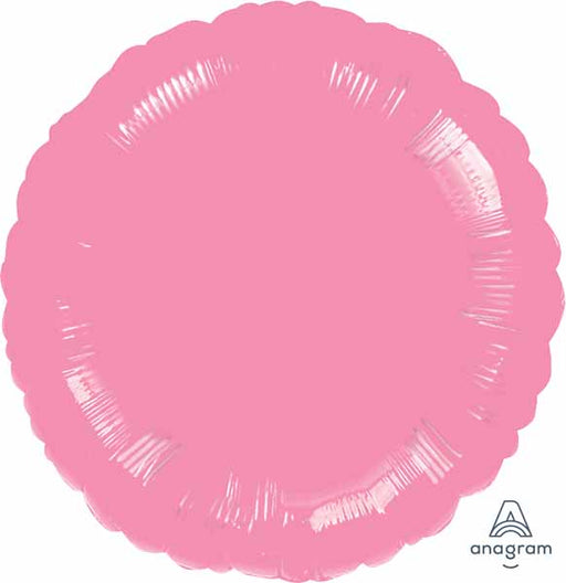 18 Inch Metallic Pink Round Foil Balloon