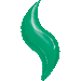 28 Inch Green Curve Foil Balloon