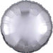 Metallic Silver 18 Inch Round Foil Balloon