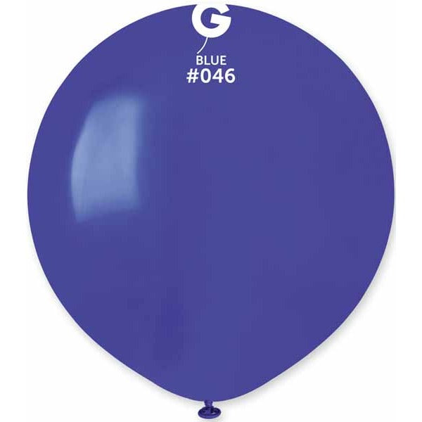Gemar 19" Royal Blue Latex Balloons, 25 Count