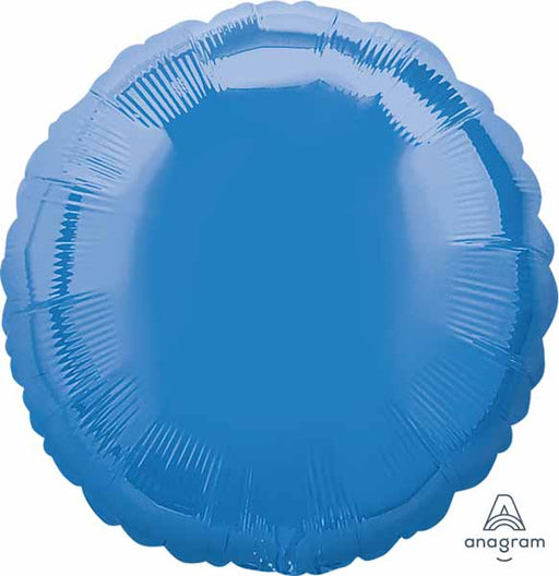 18-Inch Round Periwinkle Foil Balloon