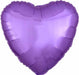 18 Inch Pearl Lavender Heart Foil Balloon