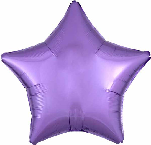 19-Inch Pearl Lavender Star Foil Balloon