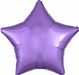 19-Inch Pearl Lavender Star Foil Balloon