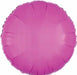 18 Inch Bright Bubble Gum Pink Round Foil Balloon