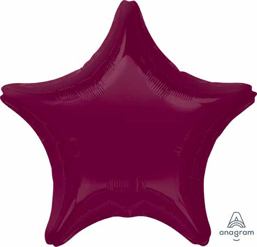 19-Inch Berry Star Foil Balloon