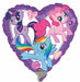 My Little Pony Purple Heart Foil Balloon, 9 Inch