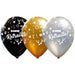 Bonne Retraite 12-Inch Printed Latex Balloons, 50 Count