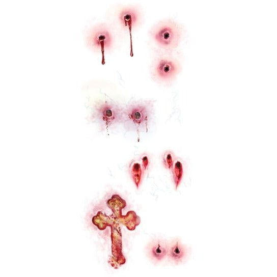 Tinsley Transfers Trauma Vampire Kiss Temporary Tattoo