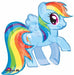 My Little Pony Rainbow Dash 28-Inch Supershape Foil Balloon