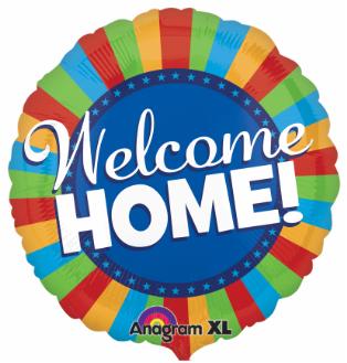 32-Inch Welcome Home Blitz Jumbo Foil Balloon