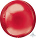 16-Inch Red Orbz Foil Balloon