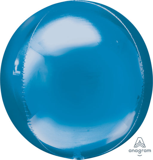 Blue Orbz Foil Balloon, 16 Inch