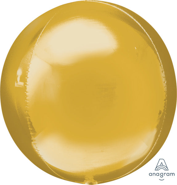 16-Inch Gold Orbz Foil Balloon