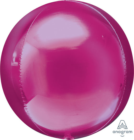 Bright Pink 16-Inch Orbz Foil Balloon