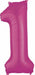 26 Inch Pink Number 1 Balloon