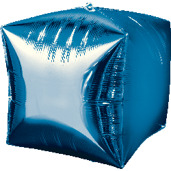 Blue Cubez 15 Inch Foil Balloon