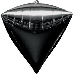 Black Diamondz 17-Inch Foil Balloon