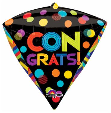 BRIGHT DOTS CONGRATS DIAMONDZ SHP G20 PK