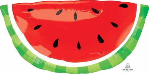 32 Inch Watermelon Slice SuperShape Foil Balloon