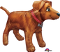 36 Inch Golden Dog Foil Balloon