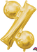 Gold Percent Symbol 16-Inch Foil Balloon
