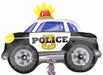 Police Car Shaped Foil Balloon, 24 Inch