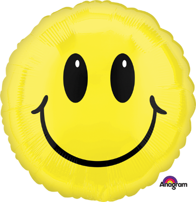 Jumbo Smiley Face Foil Balloon