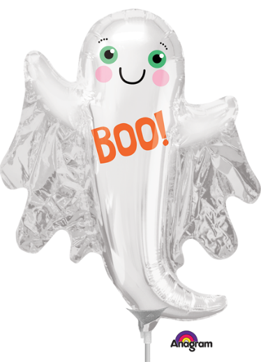 Ghosty Mini Shape Halloween Foil Balloon