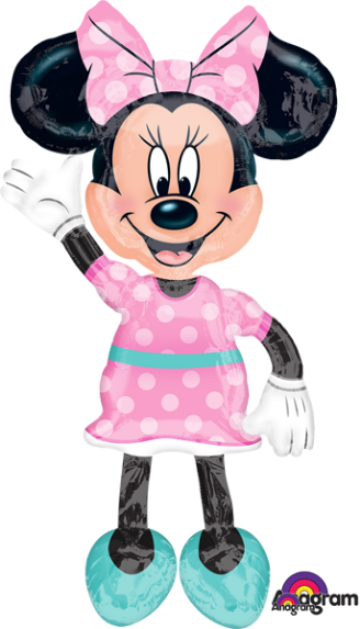 Minnie Mouse AirWalker Foil Balloon, 54 Inch