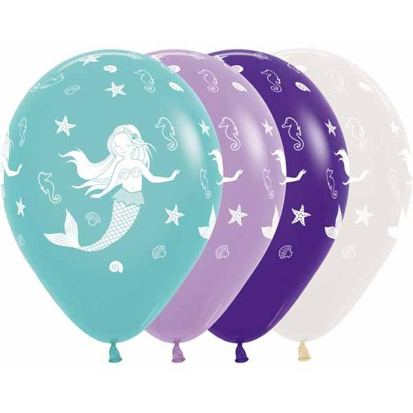 MERMAID CRYSTAL ASST 11" SEMPERTEX 50/BG