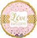 Sparkling Wedding Jumbo Round Foil Balloon