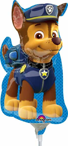 PAW Patrol Chase Mini Shape Air-Filled Foil Balloon