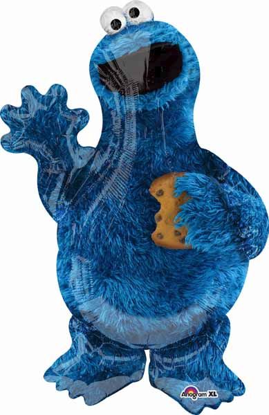 Cookie Monster 35-Inch Shaped Foil Balloon
