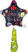 Happy Birthday Bursts Coil Tail AirWalker Foil Balloon