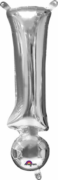 16 Inch Silver Exclamation Mark Balloon